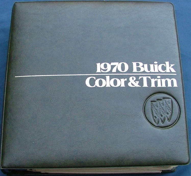 1970 Buick Color & Trim Dealer Album