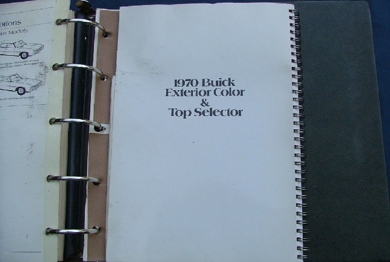 1970 Buick Color & Trim Dealer Album - 5