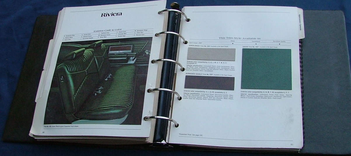 1970 Buick Color & Trim Dealer Album - 3