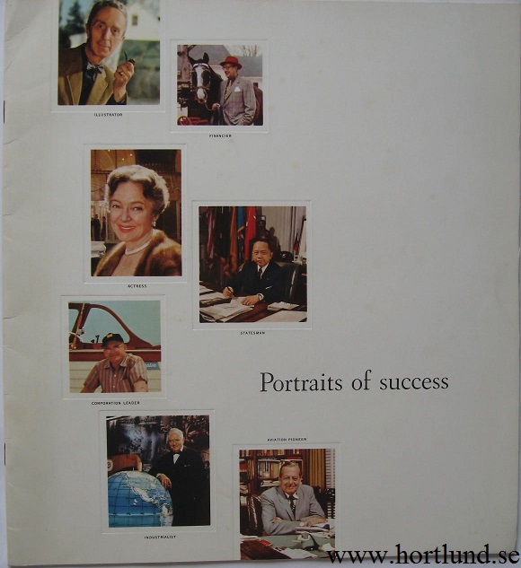1959 Lincoln broschyr Portraits of success