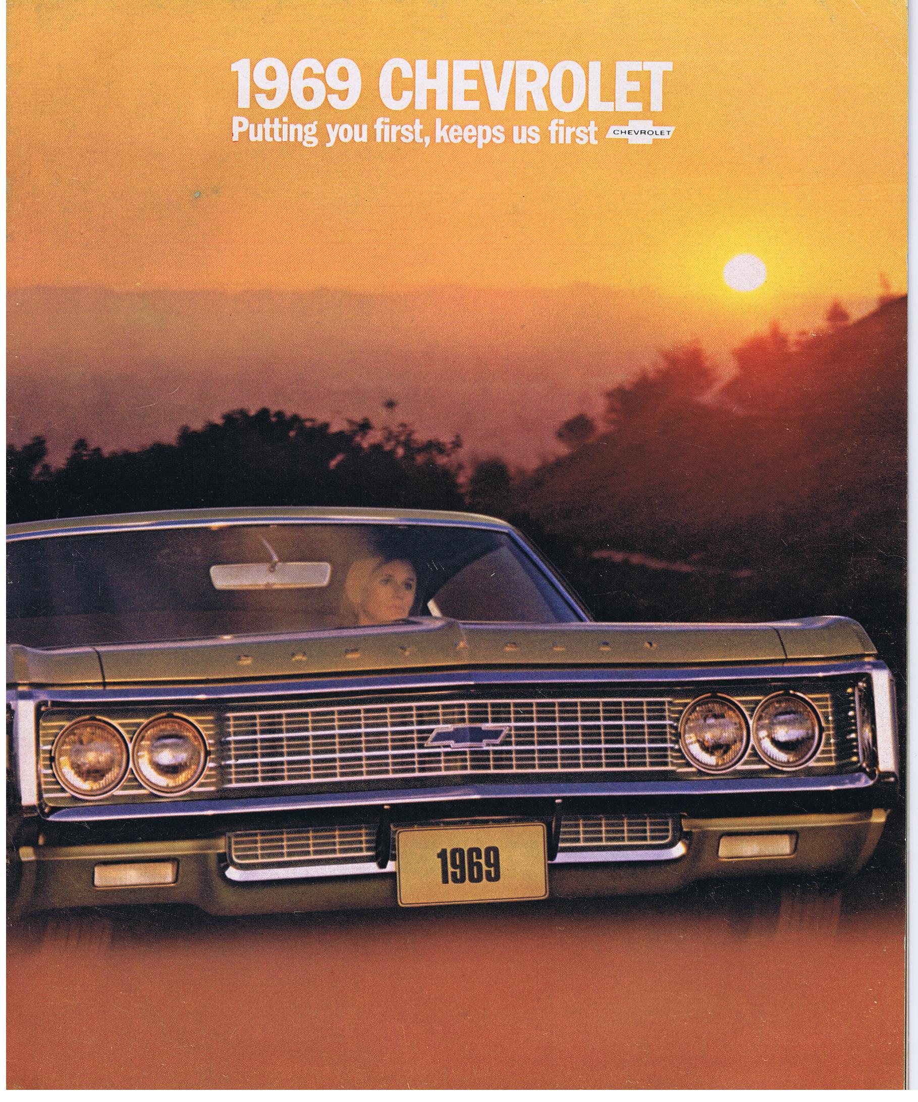 1969 Chevrolet Försäljningsbroschyr Putting you first, keeps us first