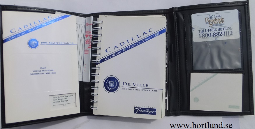 1995 Cadillac De Ville Owner's Manual