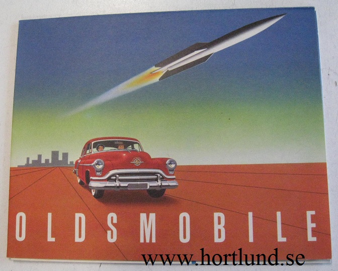 1951 Oldsmobile broschyr folder