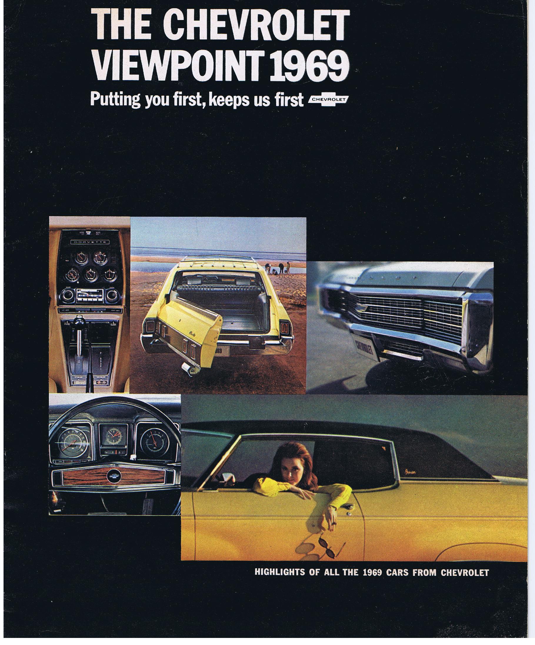 1969 Chevrolet Försäljningsbroschyr Putting you first, keeps us first