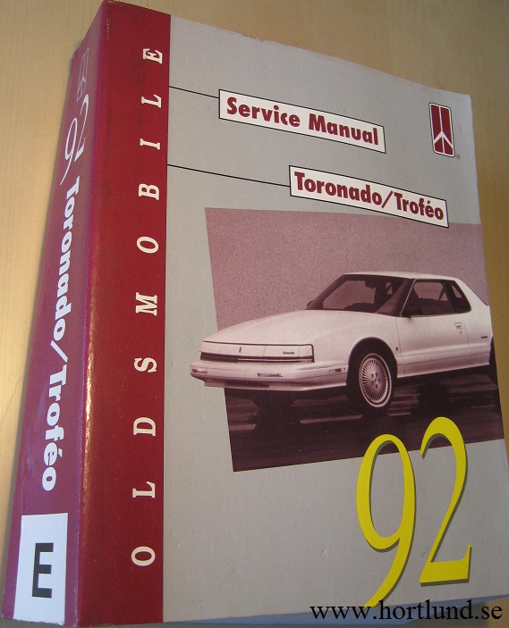 1992 Oldsmobile Toronado / Troféo Service Manual