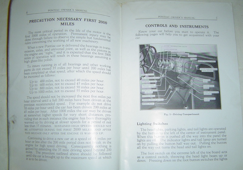 1933 Pontiac Owner's Manual - 2