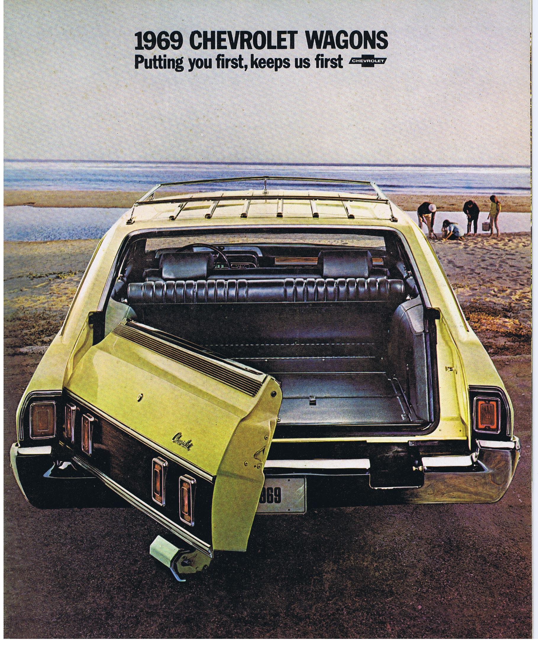 1969 Chevrolet Wagons broschyr Putting you first, keeps us first