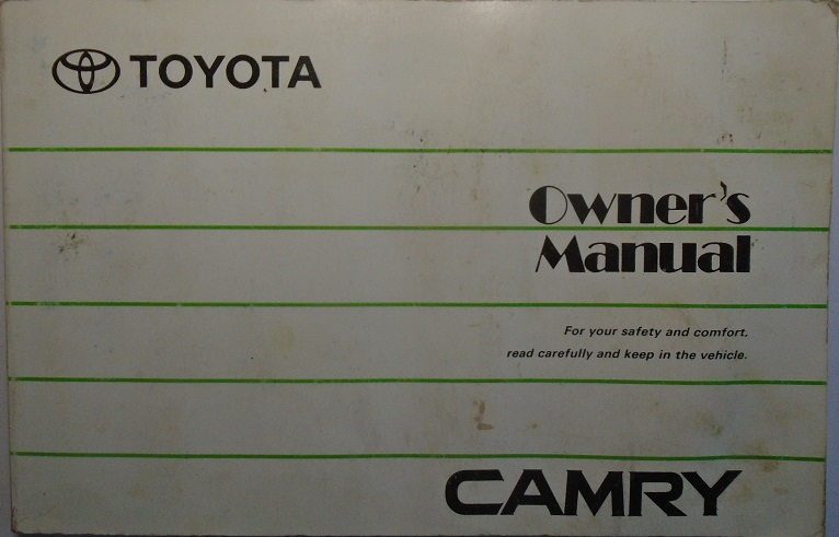 1994 Toyota Camry Owner's Manual