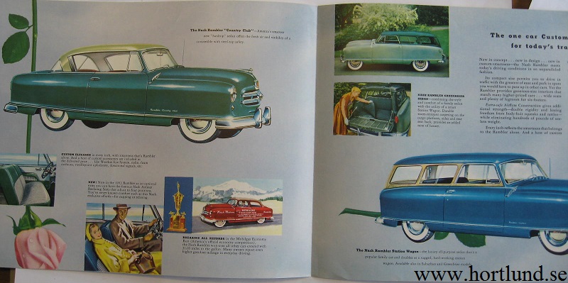 1952 Nash Rambler broschyr - 2