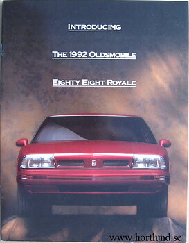 1992 Oldsmobile Eighty Eight Royale broschyr