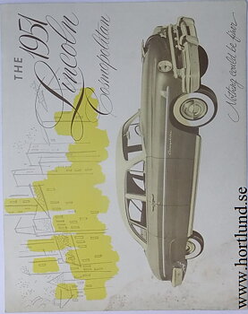 1951 Lincoln Cosmopolitan broschyr