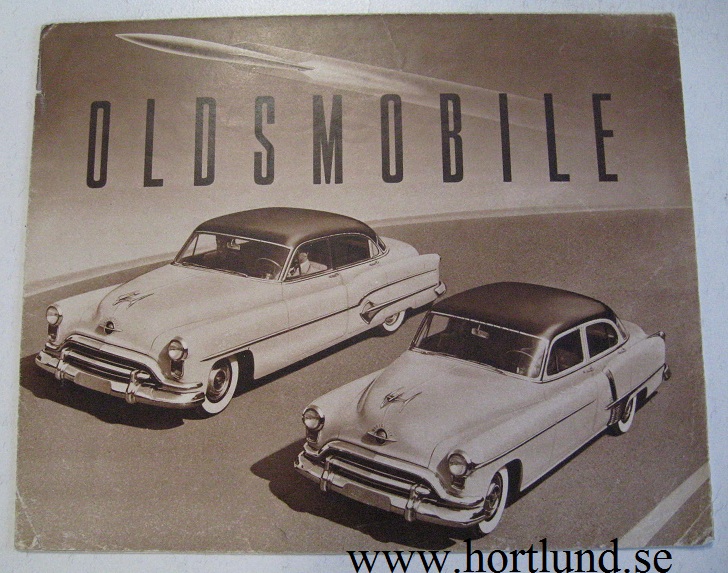 1951 Oldsmobile broschyr folder