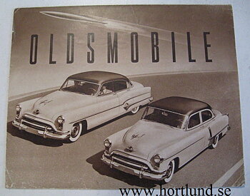 1951 Oldsmobile broschyr folder