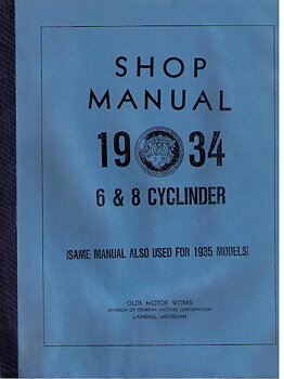 1934 - 1935 Oldsmobile Shop Manual alla modeller