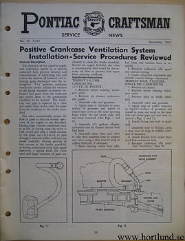 1961 Pontiac Craftsman Service News, November 1960