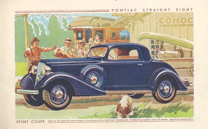 1933 Pontiac Straight 8 broschyr - 4