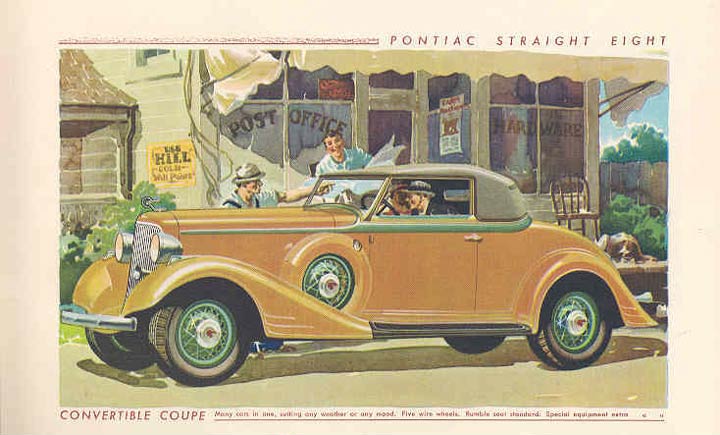 1933 Pontiac Straight 8 broschyr - 5