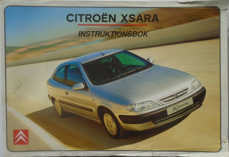 2000 Citroën Xsara Instruktionsbok