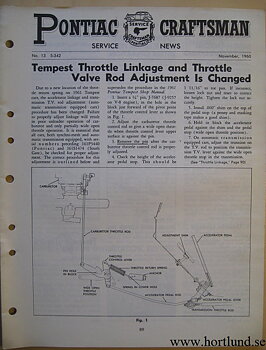 1961 Pontiac Craftsman Service News, November 1960
