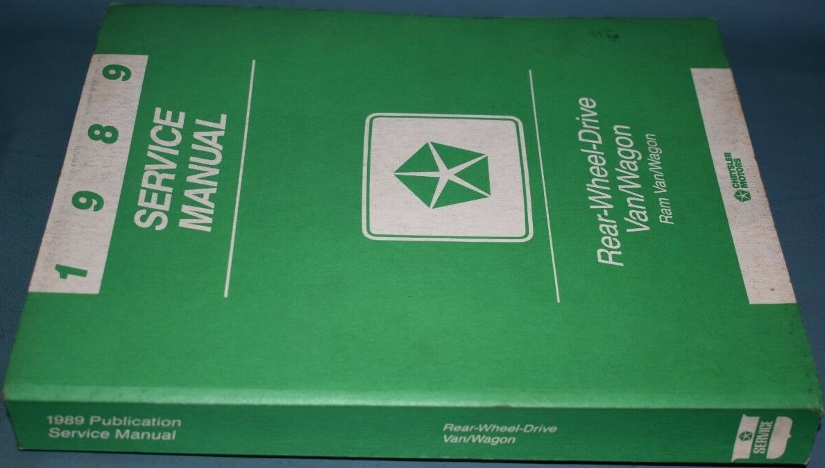 1989 Dodge RWD Van/Wagon Service Manual - 3