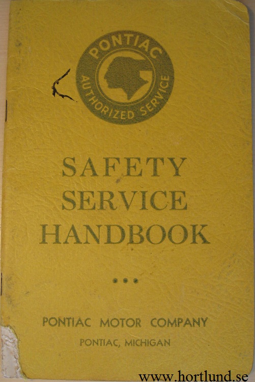 1935 Pontiac Safety Service Handbook