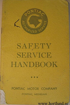 1935 Pontiac Safety Service Handbook