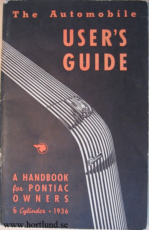 1936 Pontiac 6 Cylinder User's Guide