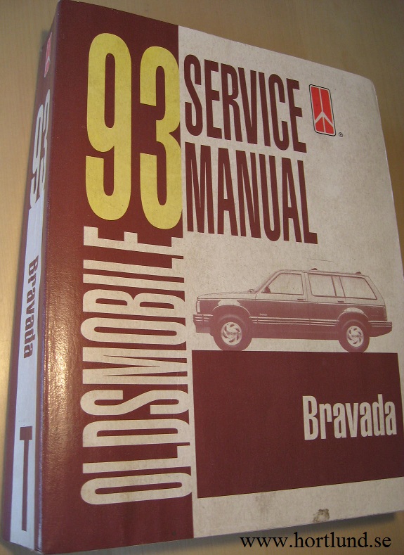 1993 Oldsmobile Bravada Service Manual