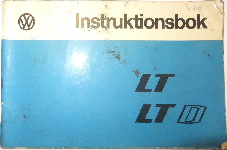 1977 Volkswagen LT och LTD Instruktionsbok