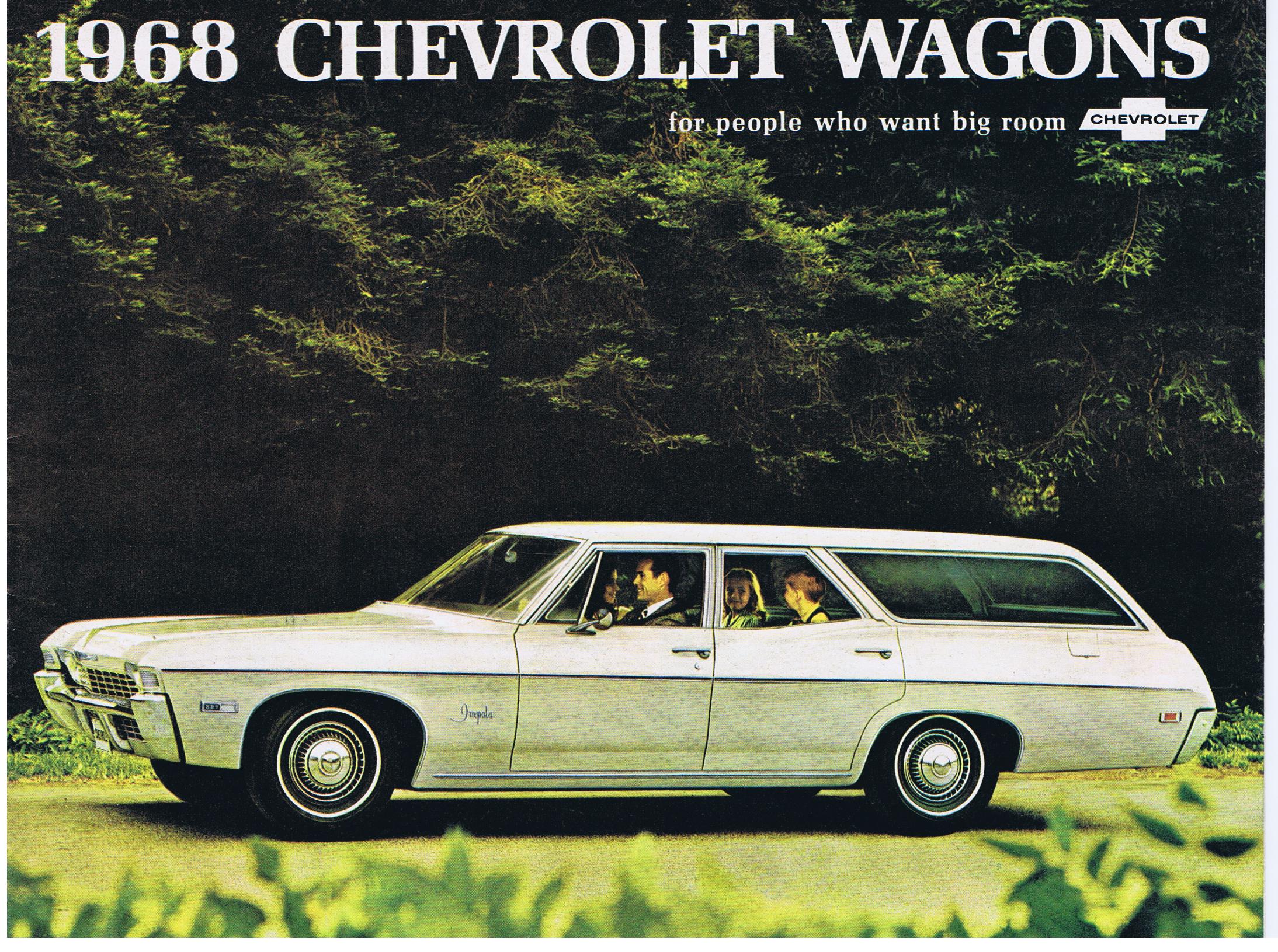1968 Chevrolet Försäljningsbroschyr Wagons