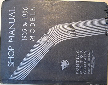 1935 & 1936 Pontiac Shop Manual