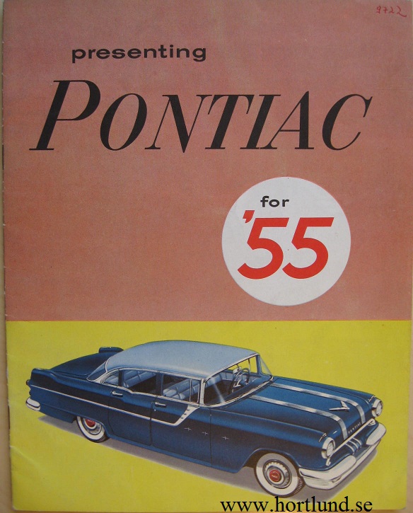 1955 Pontiac Laurentian och Pathfinder broschyr
