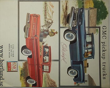 1961 GMC Pickup Trucks Broschyr
