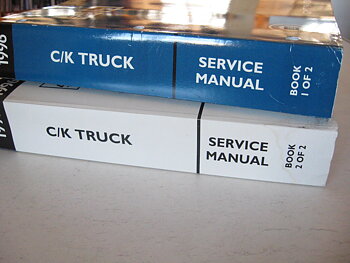 1996 Chevrolet och GMC C/K Truck Service Manual Set om 2 böcker