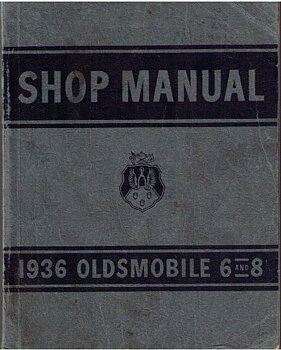 1936 Oldsmobile Shop Manual 6 and 8