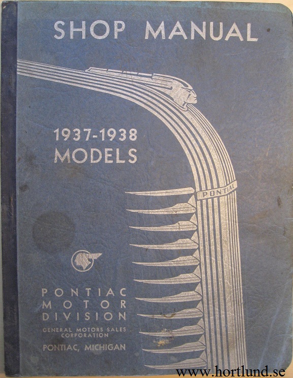 1938 - 1937 Pontiac Shop Manual