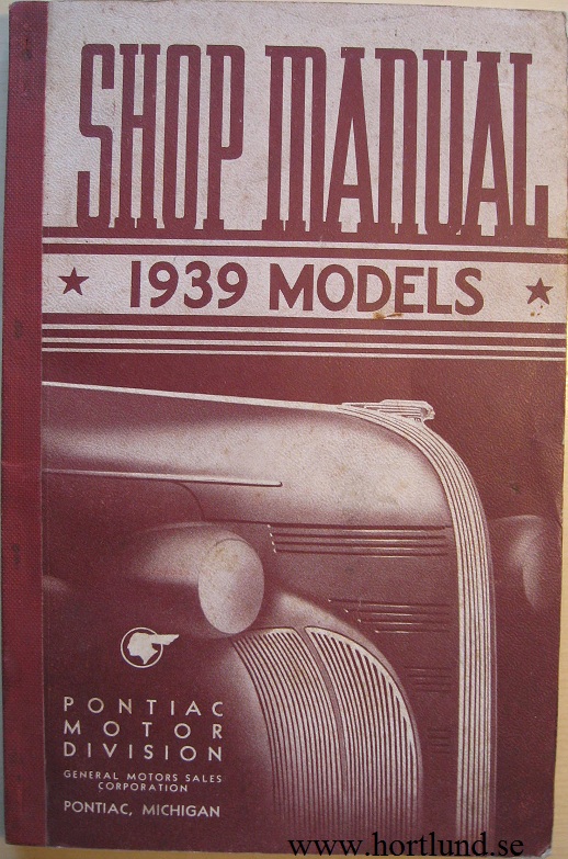 1939 Pontiac Shop Manual