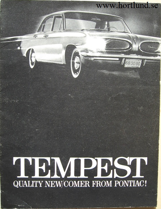 1961 Pontiac Tempest broschyr