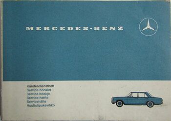 1970 Mercedes-Benz Servicehäfte utg 2