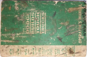 1963 Dodge Truck Operator's Manual