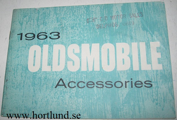 1963 Oldsmobile Accessories broschyr