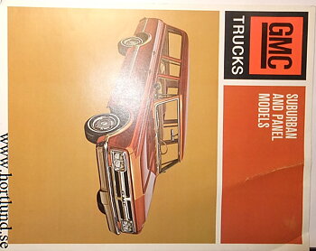 1967 GMC Suburban and Panel Broschyr