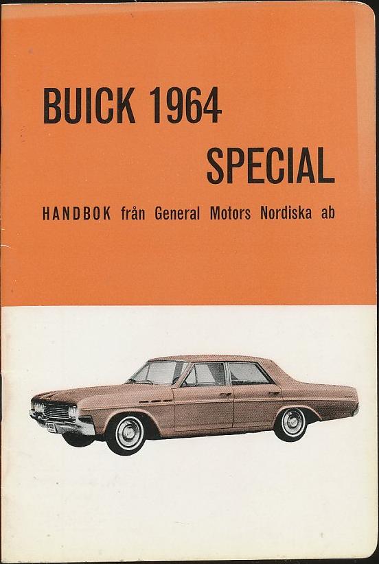 1964 Buick Special instruktionsbok Svensk