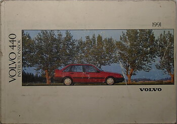 1991 Volvo 440 Instruktionsbok