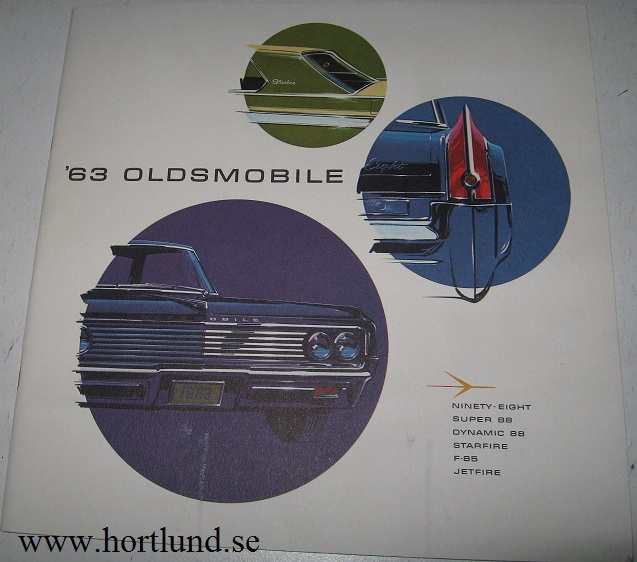 1963 Oldsmobile lyx broschyr
