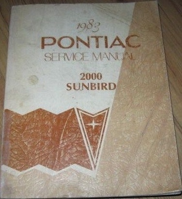 1983 Pontiac 2000 & Sunbird Service Manual