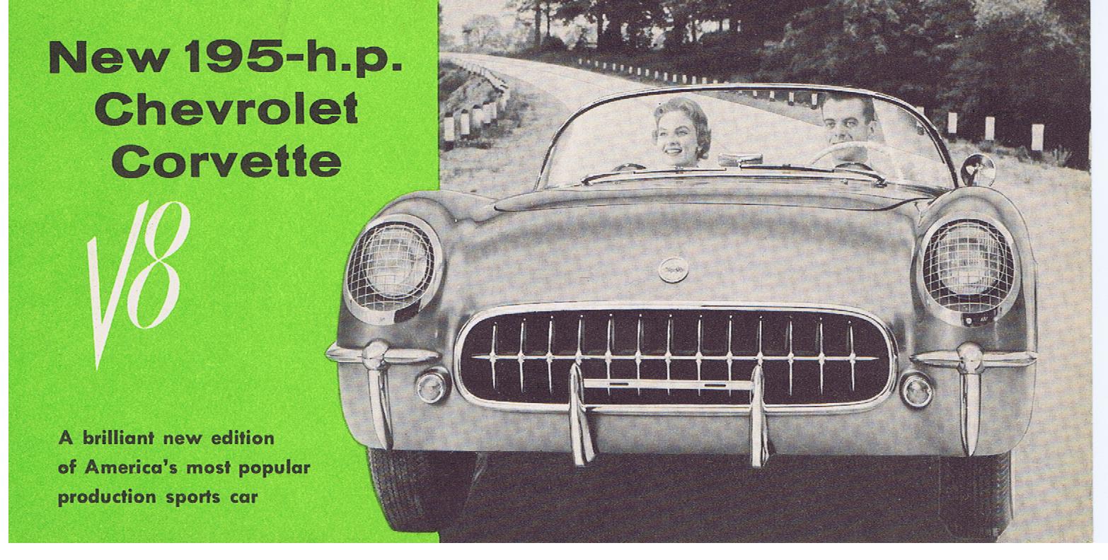1955 Chevrolet Corvette Folder