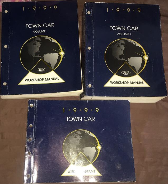 1999 Lincoln Town Car Workshop Manual set