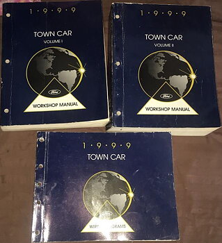 1999 Lincoln Town Car Workshop Manual set