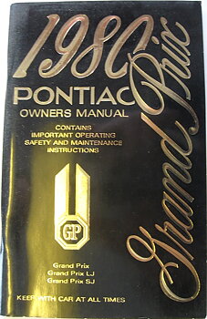 1980 Pontiac Grand Prix Owner's Manual